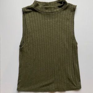 American Eagle Sleeveless Ribbed Top